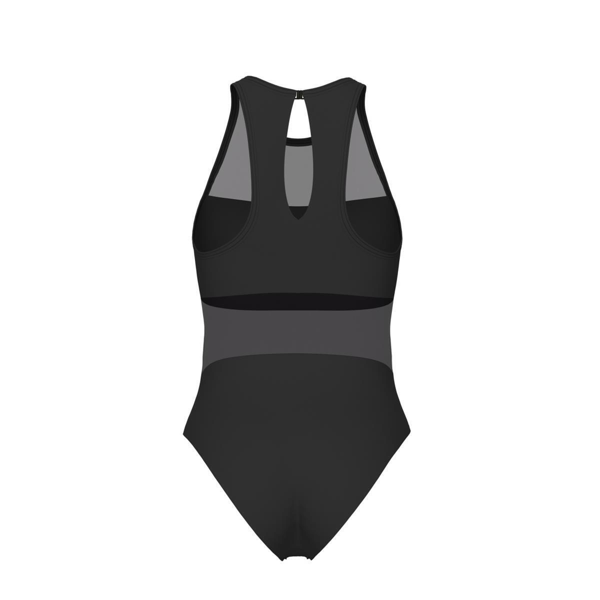 Maillot de Bain Arena Mesh Panels Swimsuit Vent Noir 3/7