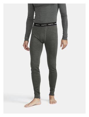 Craft Core Wool Merino set - base layer long sleeve en boxer, kaki 4/5