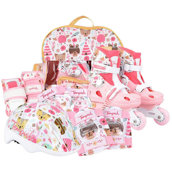 Set de Patines para Bebés Wild - Niños - Ajustable - Rosa