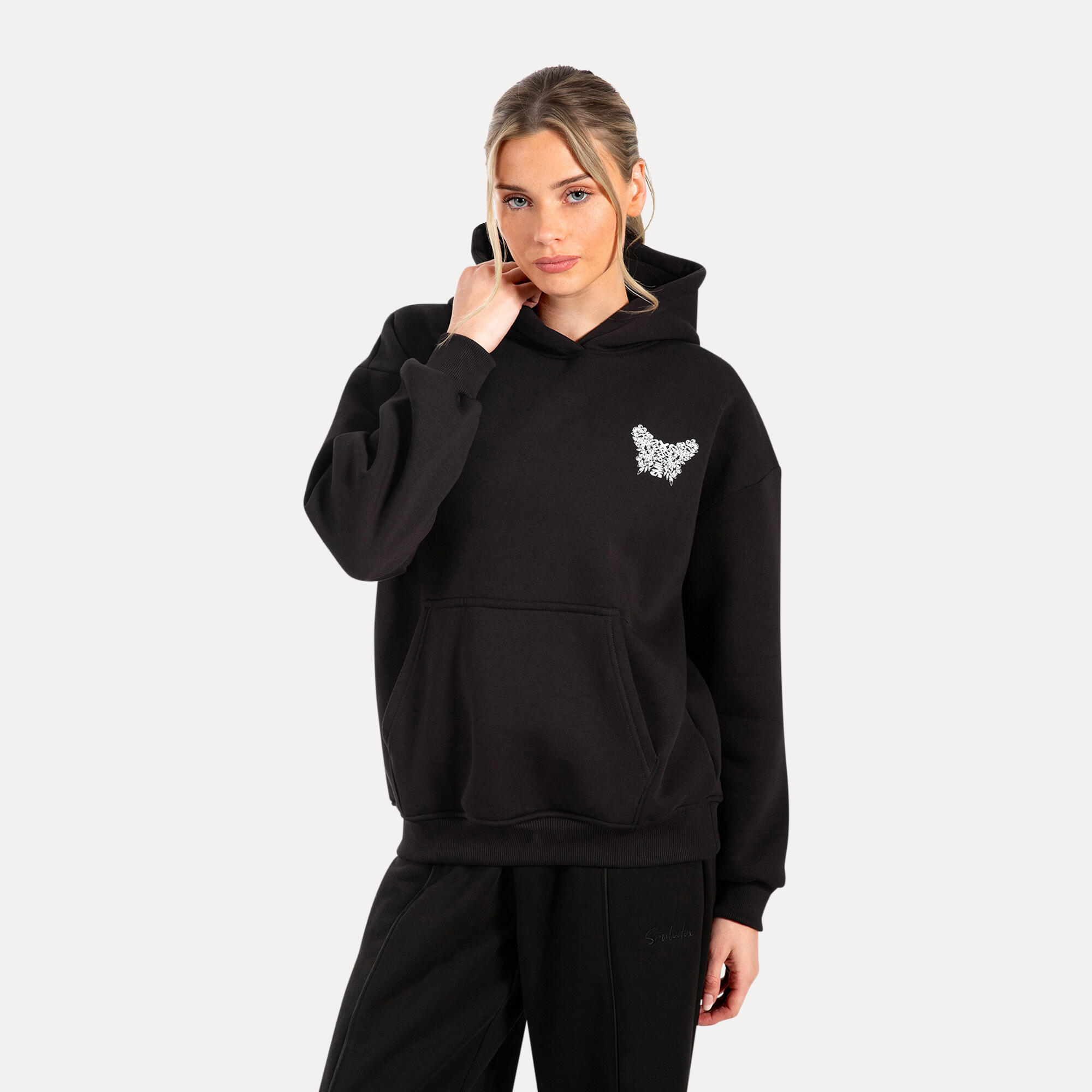 Damen Hoodie Nala Schwarz 6/6