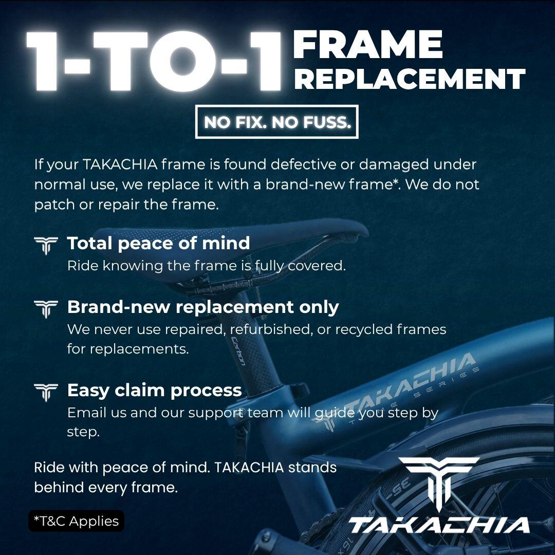 TAKACHIA TIIME SERIES A20 ALUMINIUM 9-SPEED TRIFOLD BIKE [MIDNIGHT