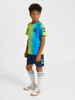 Completo sportivo T-shirt e Shorts da bambino Hummel Shimmer