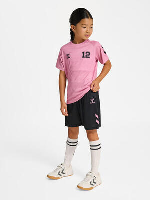Completo sportivo T-shirt e Shorts da bambino Hummel Shimmer