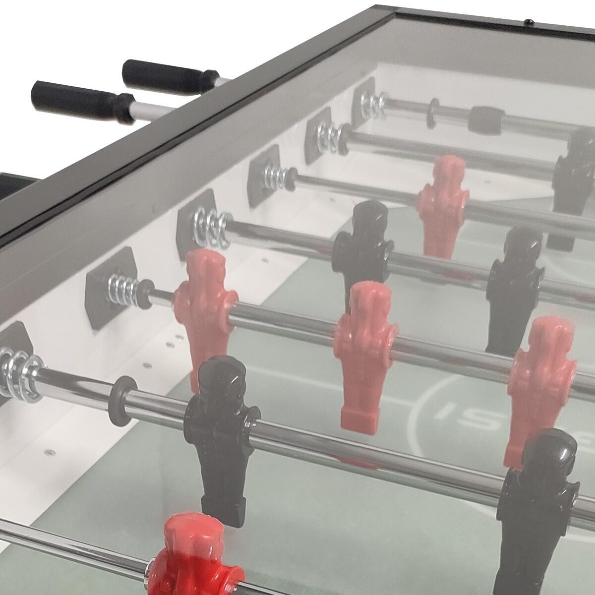 Voetbaltafel Pegasi | Forza Pro Black | Glasplaat 3/5