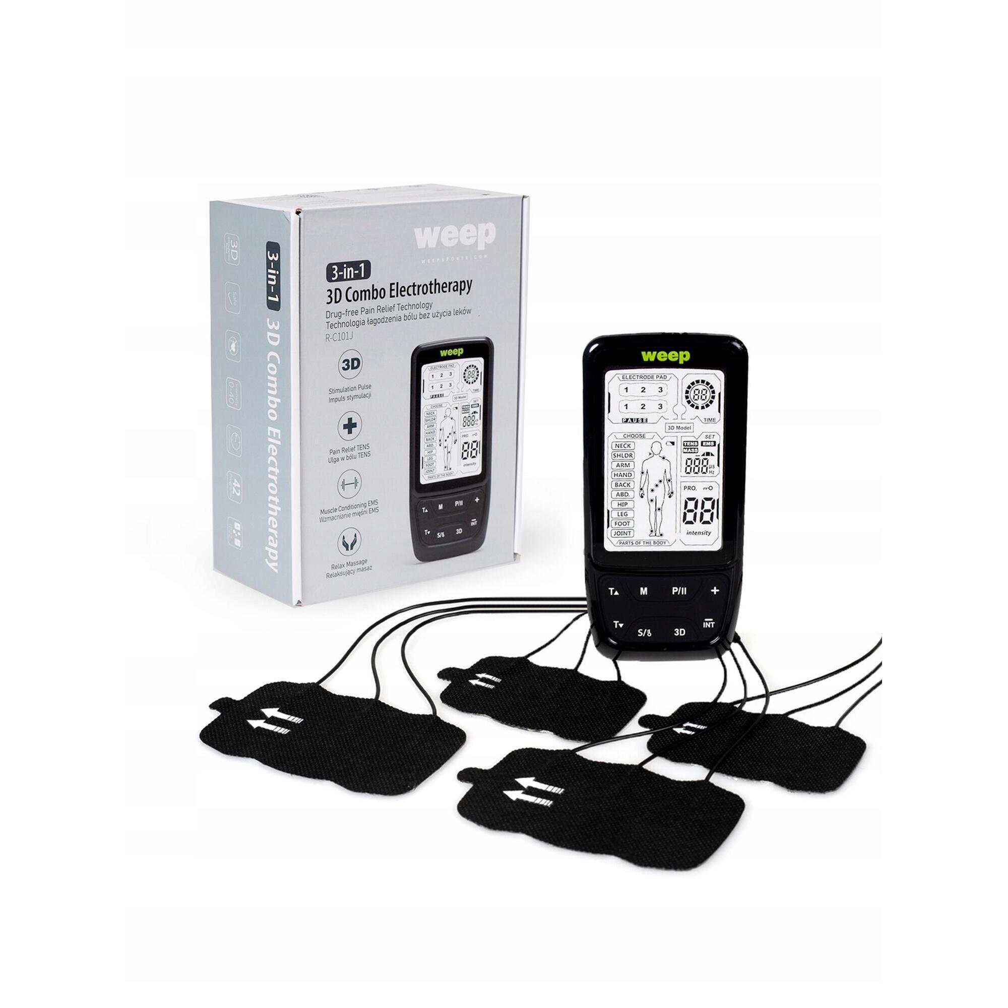 Masażer elektrostymulator mięśni i nerwów WEEP masaż tens ems stymulacja