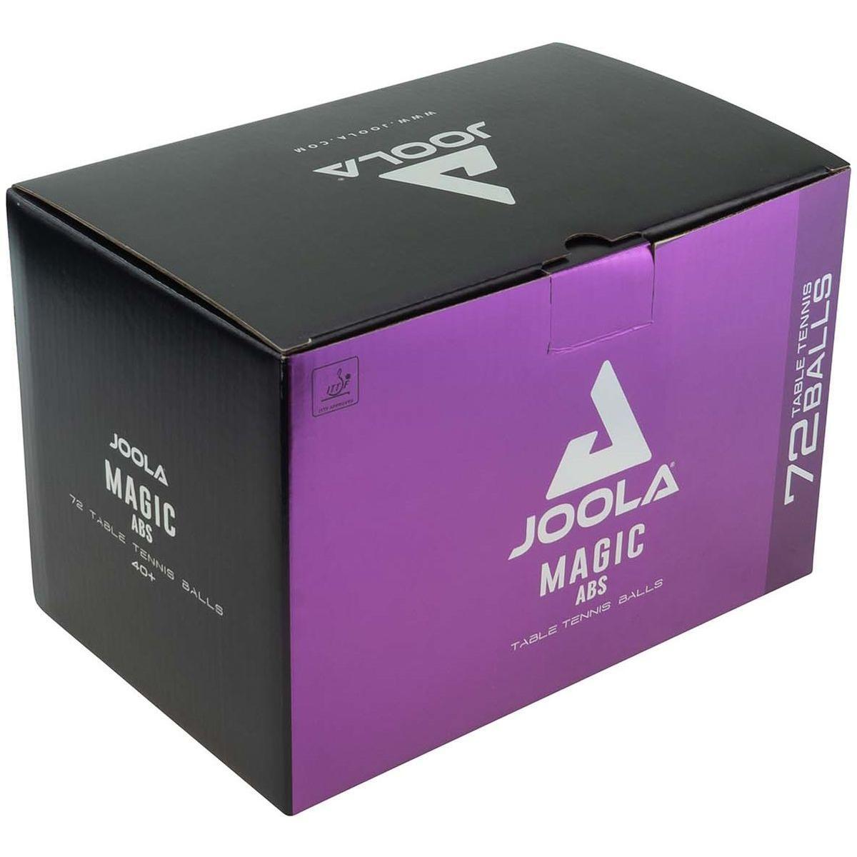 Balles de tennis de table Magic ABS 40+ x72 blanches 5/6