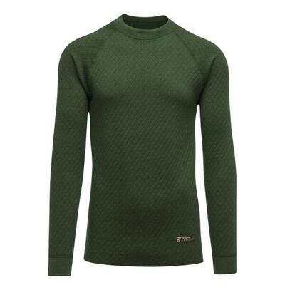 Merino 3 in 1 long sleeve shirt - forest green