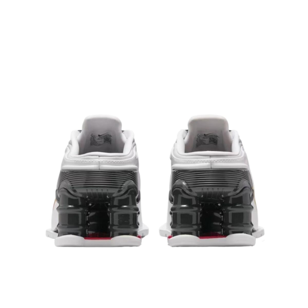 Chaussures  Shox MR4 Mule Martine Rose Metallic Platinum Varsity Red 3/4