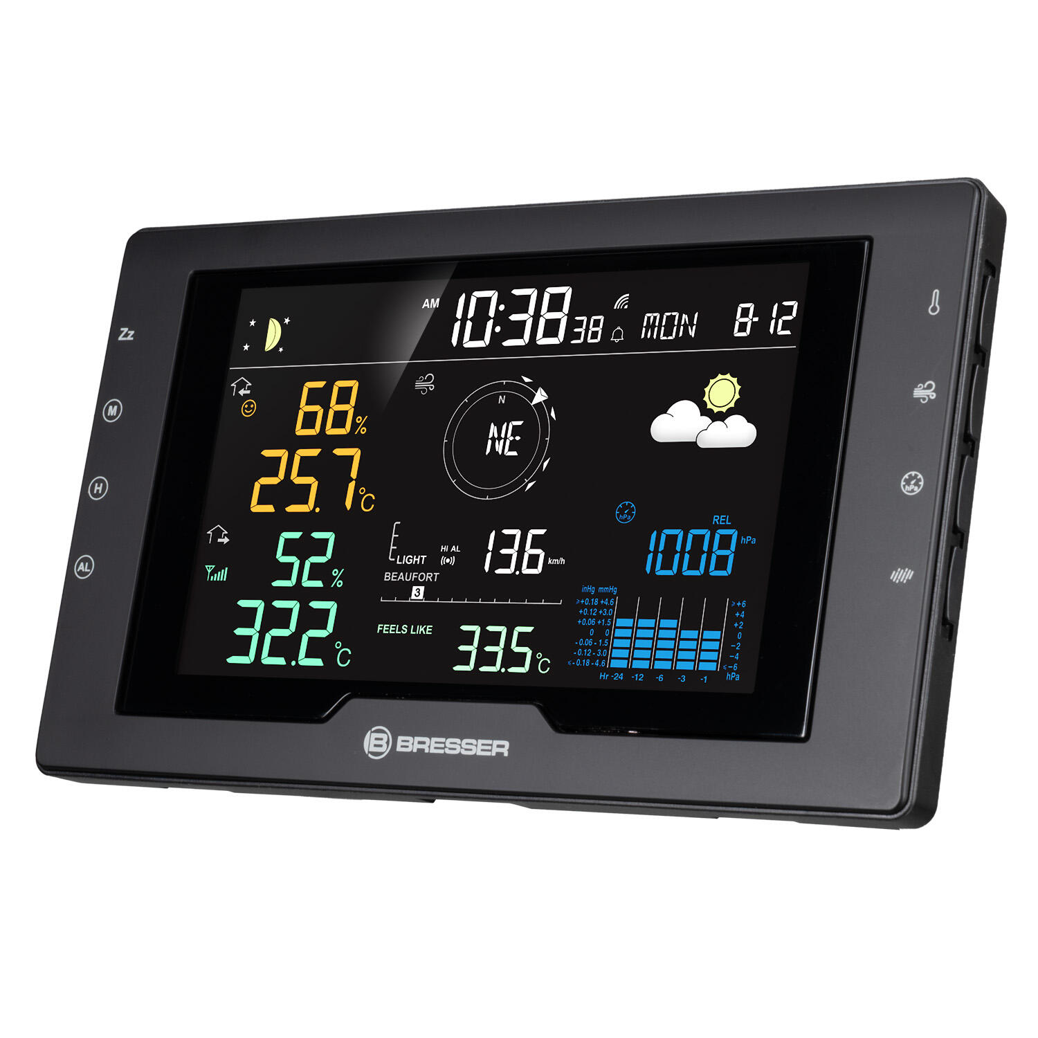 Estación meteorológica profesional  Azores con sensor exterior 5 en 1 3/7