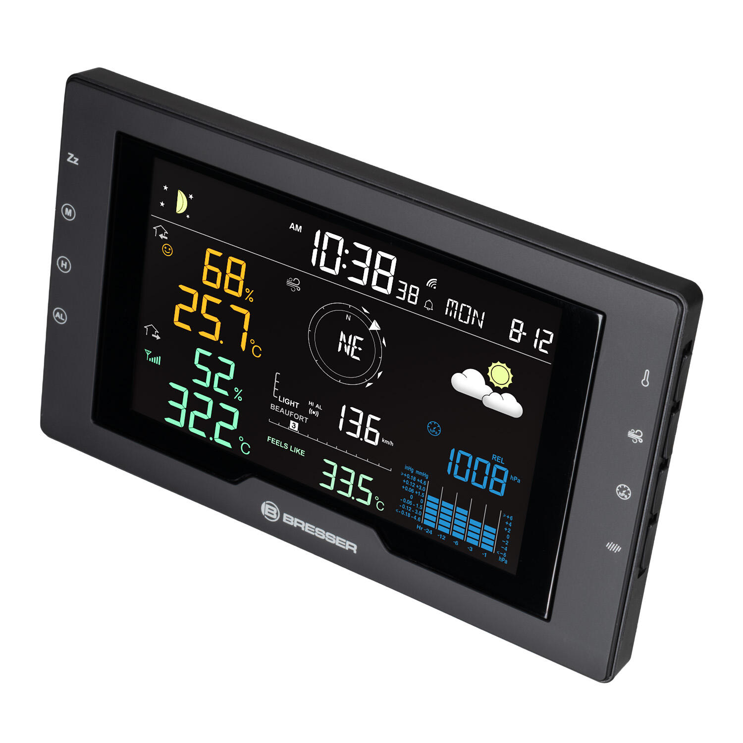 Azores Profi-Wetterstation mit 5-in-1-Außensensor 2/7