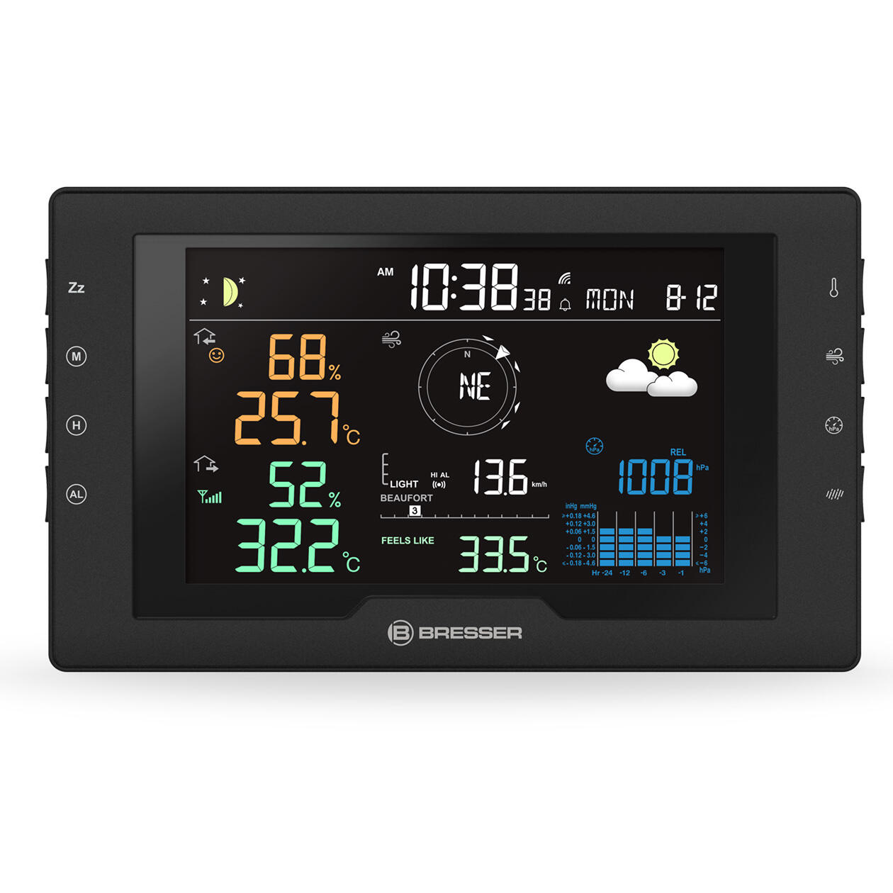 Azores Profi-Wetterstation mit 5-in-1-Außensensor 5/7