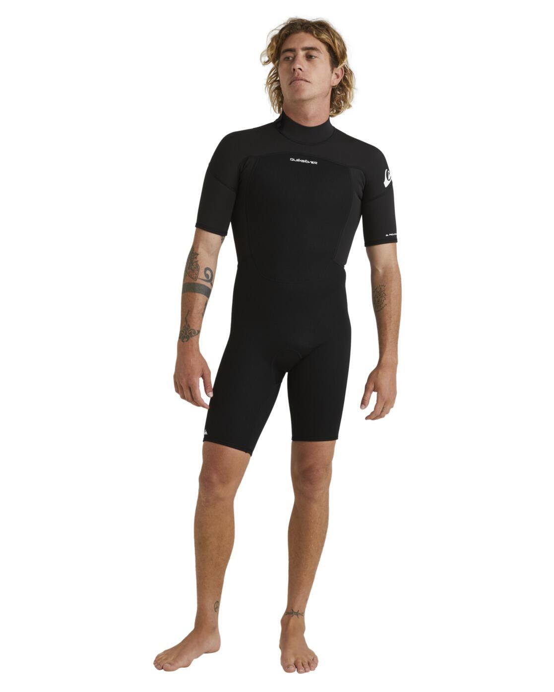 Springsuit manches courtes back zip 2/2MM PROLOGUE Noir Homme 3/4