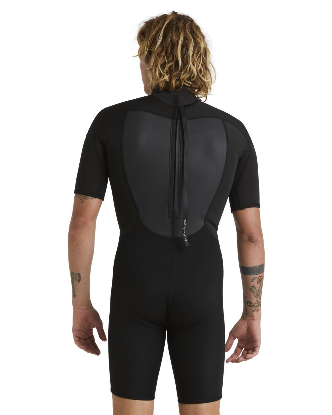 Springsuit manches courtes back zip 2/2MM PROLOGUE Noir Homme 2/4