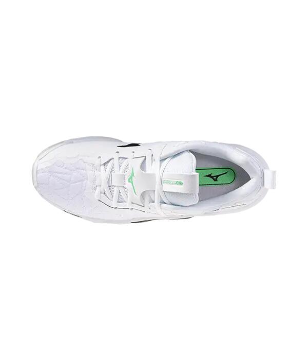 Zapatillas Mizuno Wave Stealth Neo 2 Blanco/Verde 2025 3/5