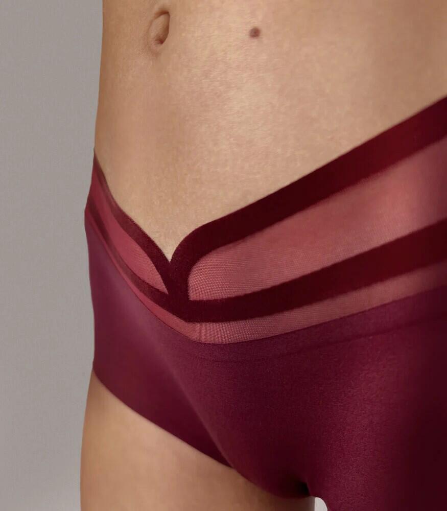 Shorty de Sport Femme HASTKO "N°19" Bordeaux Taille 2 (38/40/42) 3/4