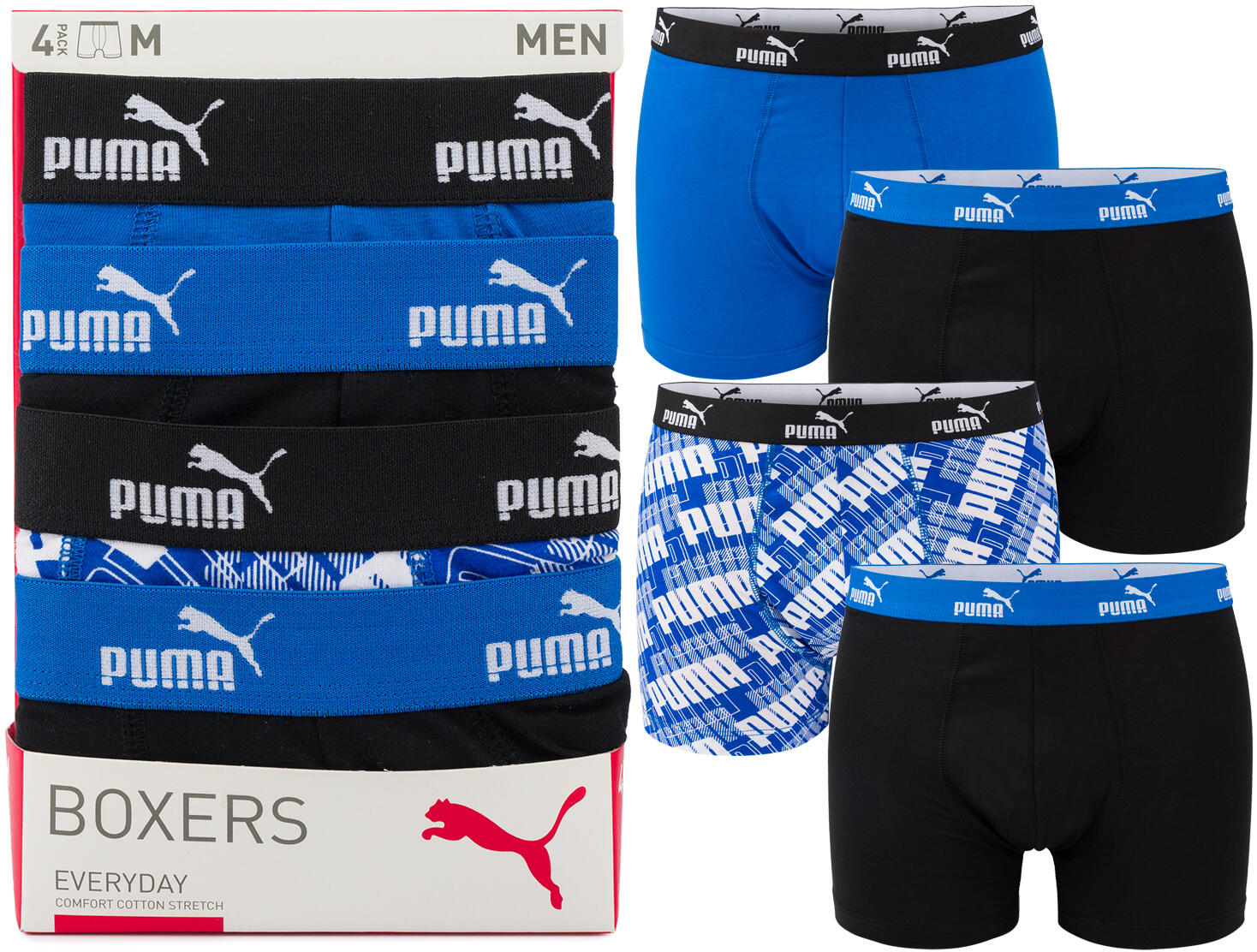 Bokserki męskie majtki sportowe bawełniane PROMO PRINT BOXER 2/7