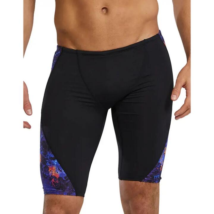 TYR Montipora Durafast Elite Swim Jammer - Purple/Orange