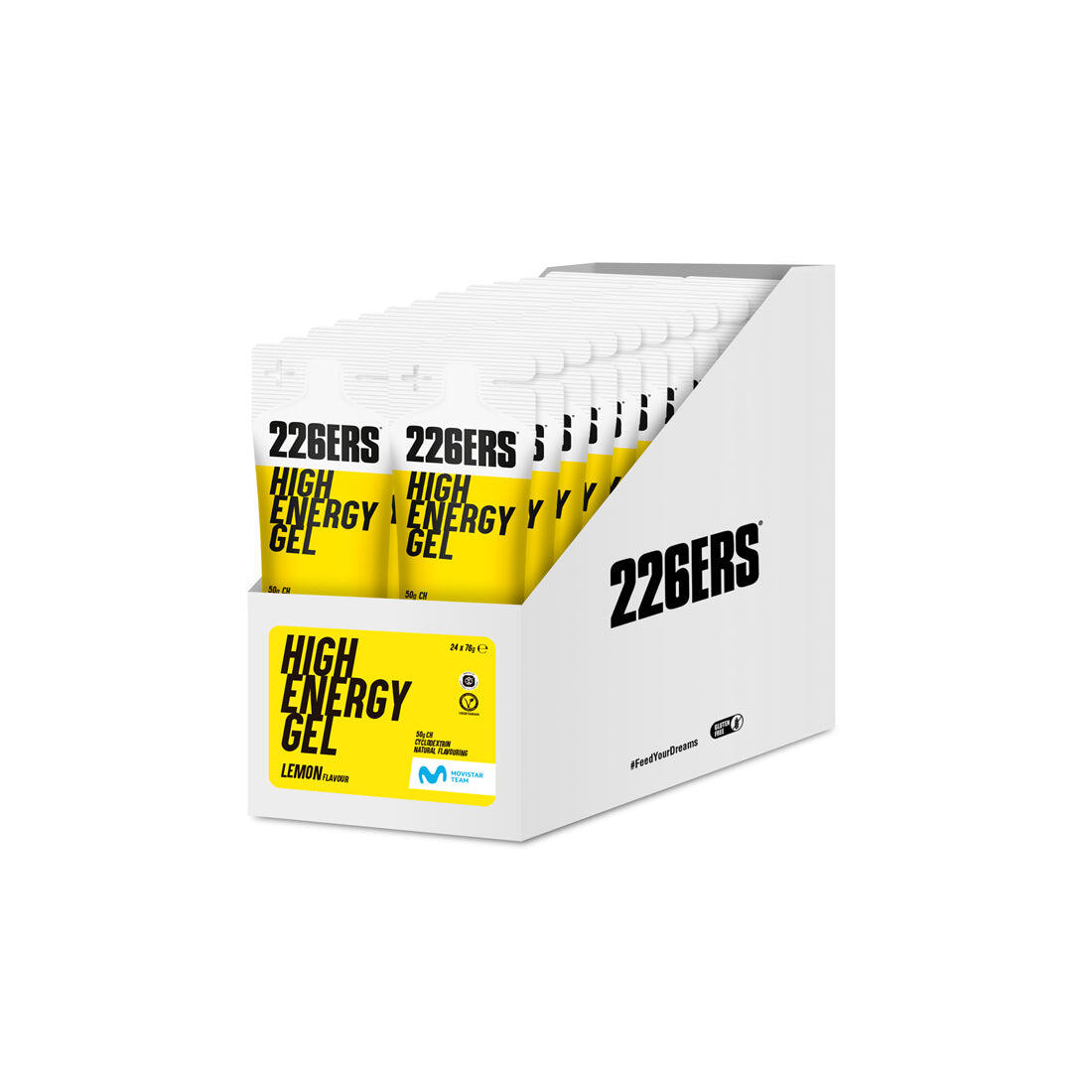 226ERS BOX - 24 HIGH ENERGY GEL 76g