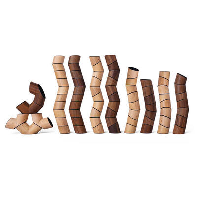 Konstruktionsspiel Loggos XL Nuss/Buche 75 Steine Gesundheitssport Unisex