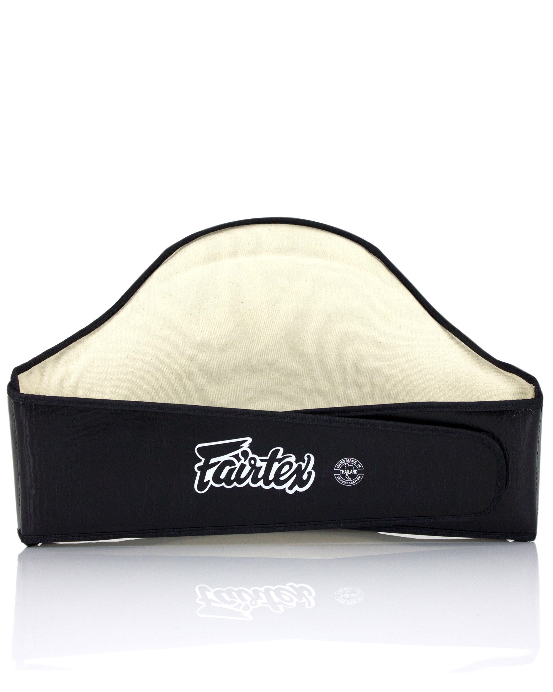 Fairtex BPV1 Leder Bauchpanzer, Schwarz/Rot 2/3