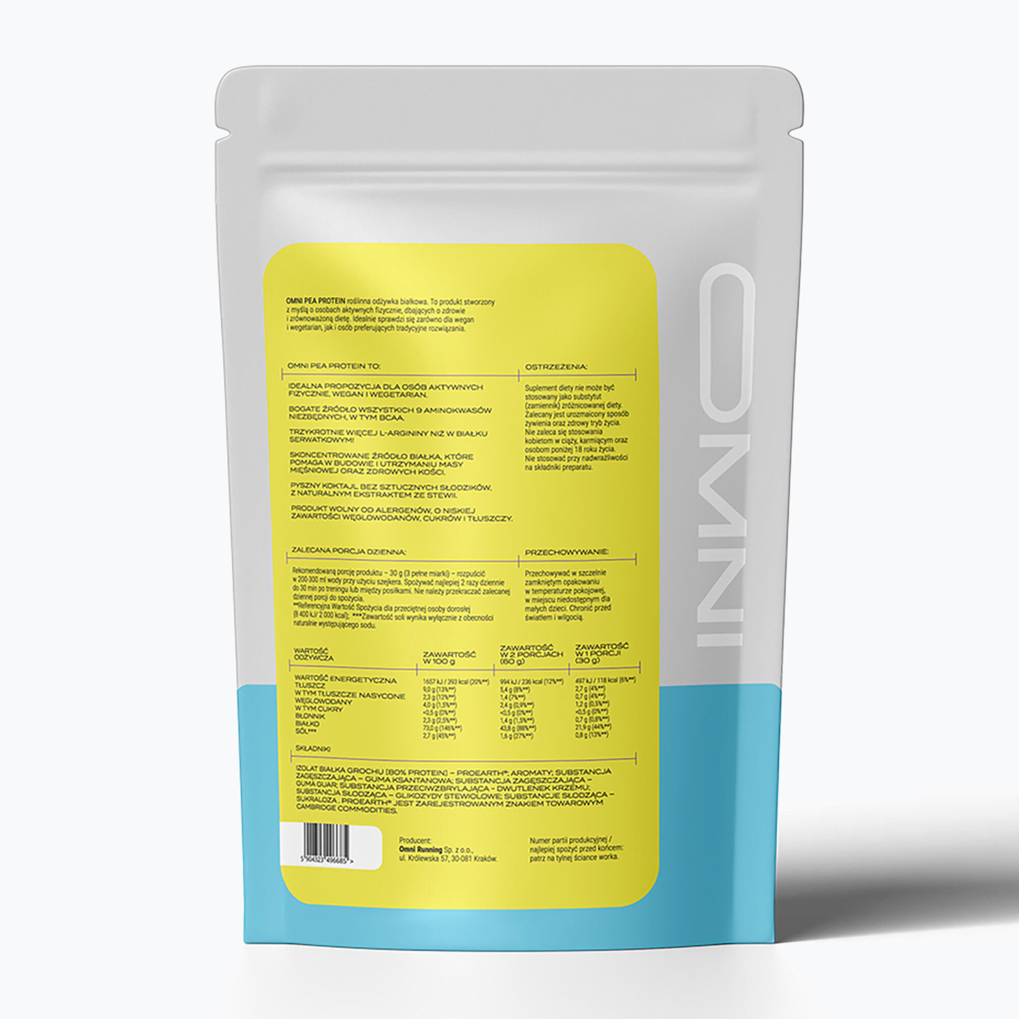 Odżywka białkowa OMNI RUNNING Pea Protein 3/4