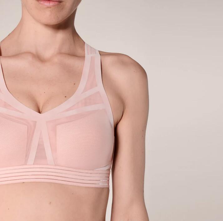 Brassière de Sport Femme HASTKO "BRA N°38" XL Rose pâle 3/3