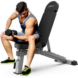 JOROTO MD80 Banc de Musculation Banc Réglable Pour L'entraînement