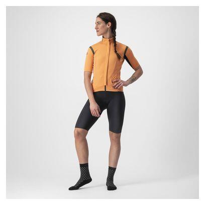 Maillot Manches Courtes Femme Castelli Gabba RoS 2 Orange/Khaki 7/7