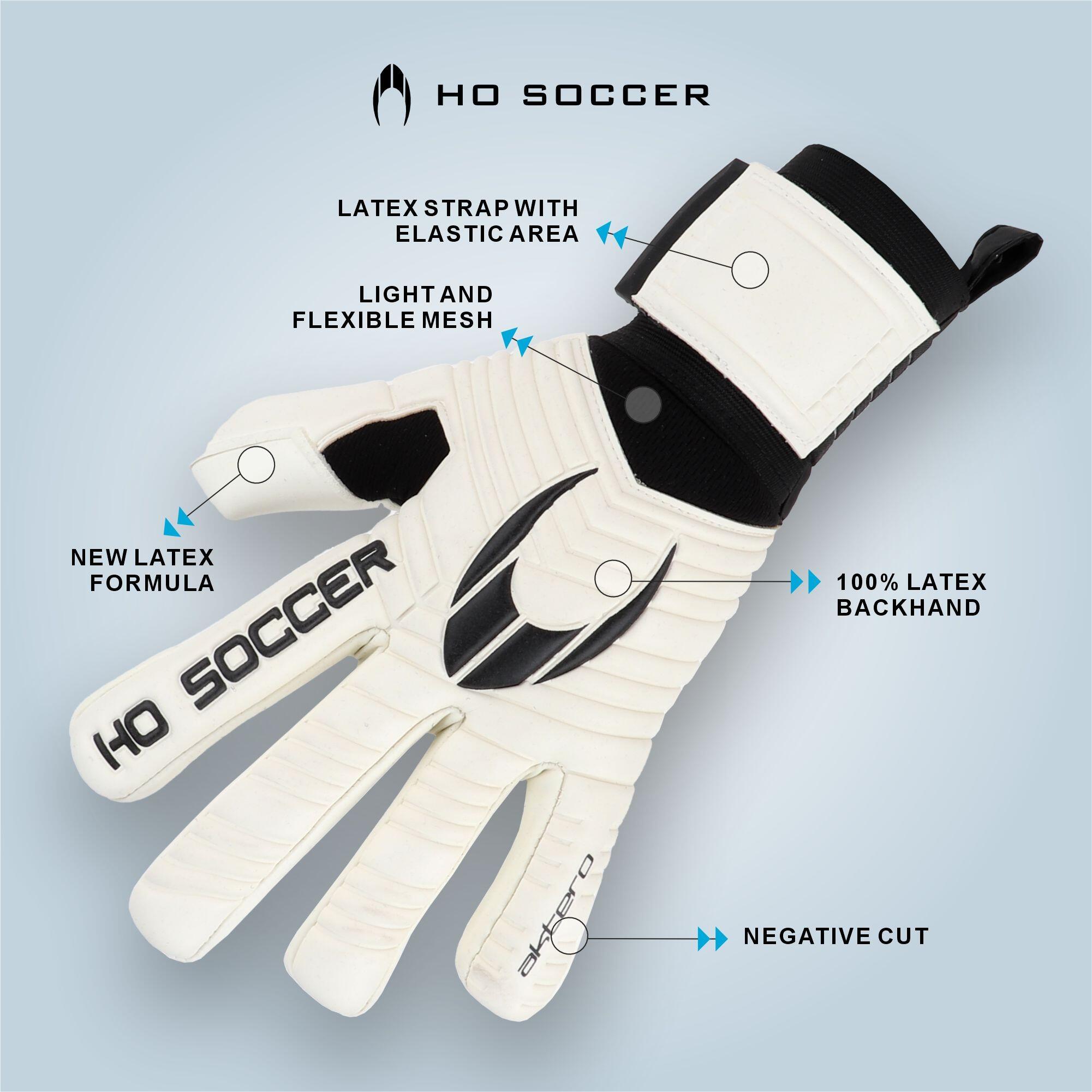 Guante de portero Ho Soccer Adulto Aktero Negative Blanco 2/7