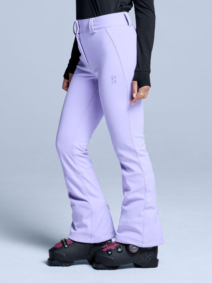 Pantalon de ski - Femme - Softshell extensible - Lilas 2/7