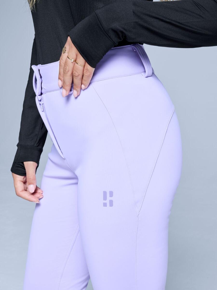 Pantalon de ski - Femme - Softshell extensible - Lilas 5/7