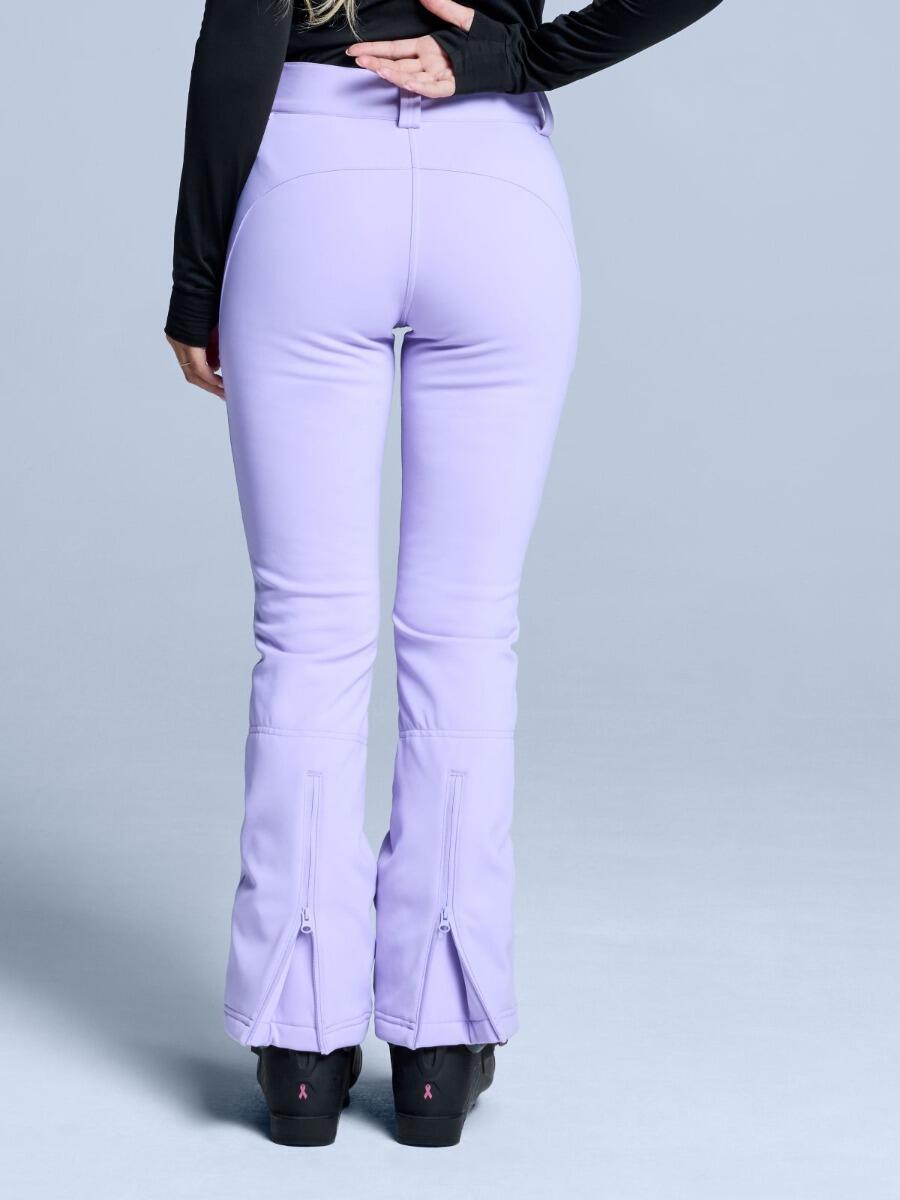 Pantalon de ski - Femme - Softshell extensible - Lilas 4/7