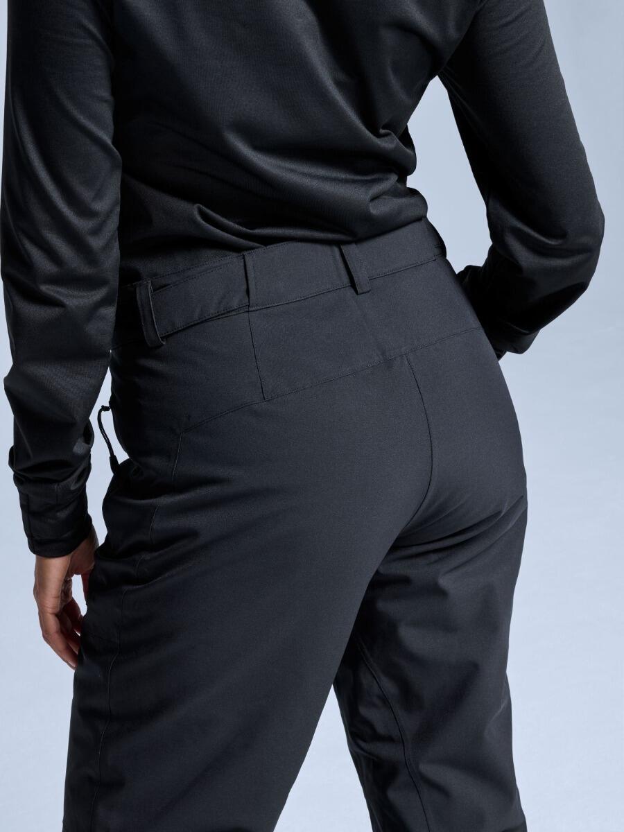 Skibroek - Dames - Stretch Softshell - Zwart 2/7