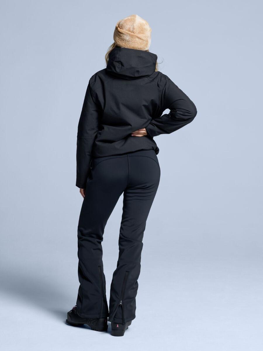 Skibroek - Dames - Stretch Softshell - Zwart 4/7