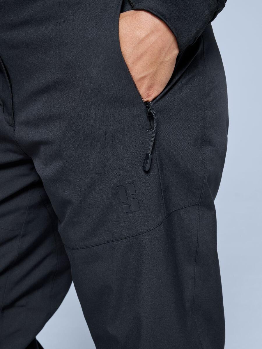 Skibroek - Dames - Stretch Softshell - Zwart 6/7