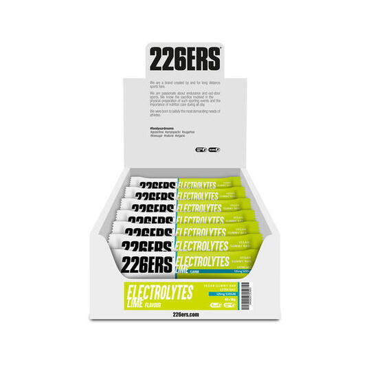 VEGAN GUMMY BAR 42x30g LIME
