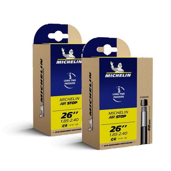 lot de deux Chambres à air C4 AIRSTOP C4 26" VTT anti-crevaison