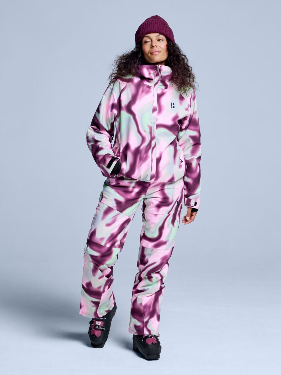 Chaqueta de esquí - Mujer - Arty - Aislante 2L - Tie Dye Rosa Multi 2/7