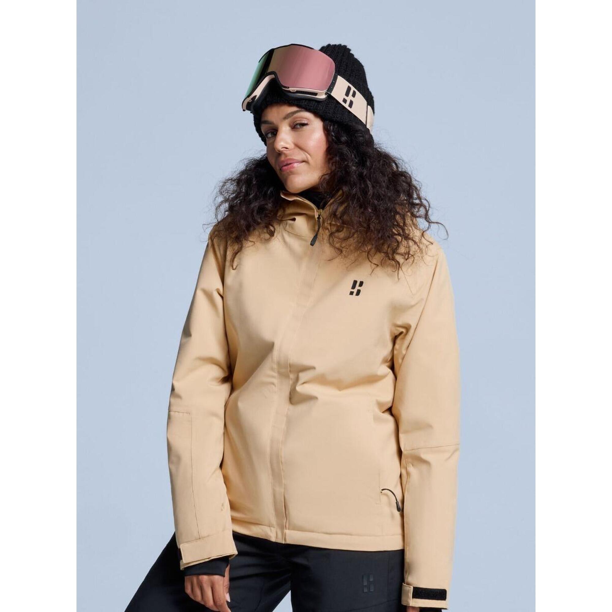 Poederbaas - Veste De Ski Femme - Arctic 2l Insulated - Sable Chaud - Veste - Beige - Decathlon