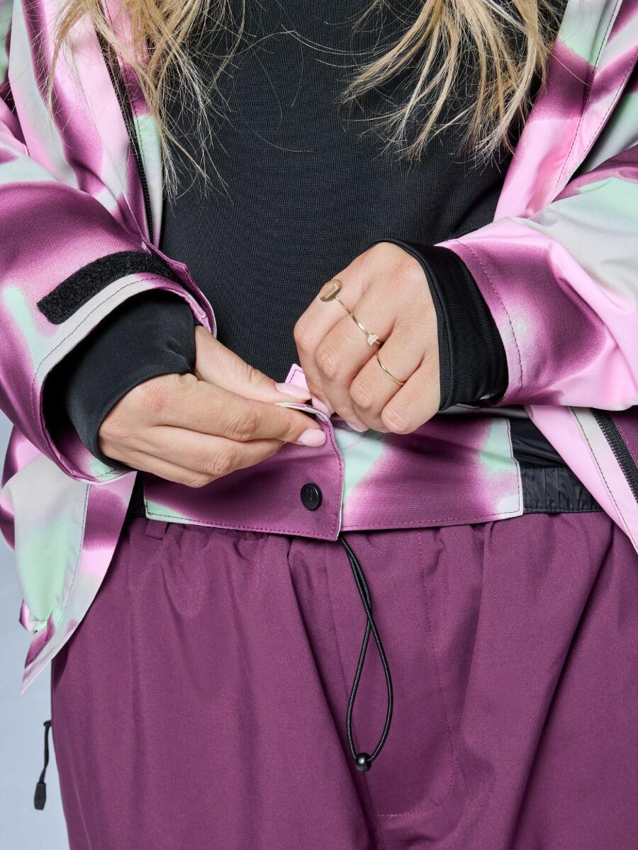 Chaqueta de esquí - Mujer - Arty - Aislante 2L - Tie Dye Rosa Multi 7/7