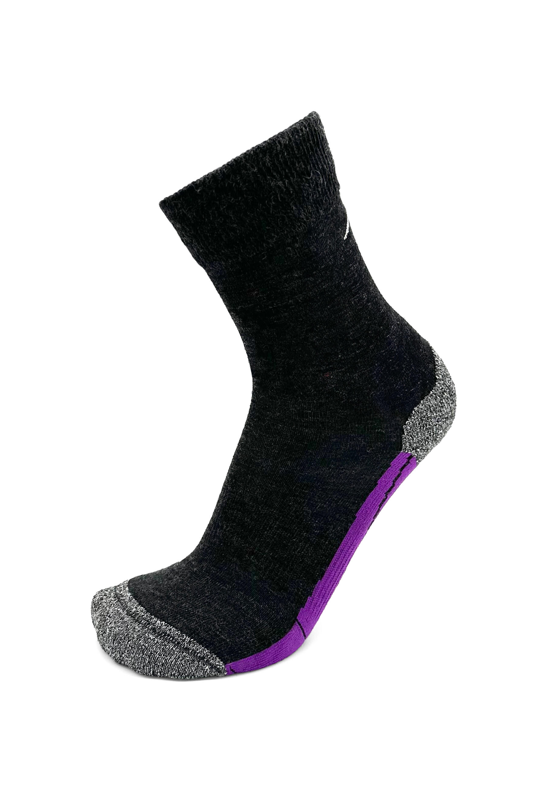 CHAUSSETTES DE RANDONNÉE MÉRINOS UNISEXE RESPIRANTES DRASSN 2/5
