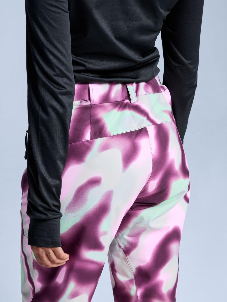 Pantalon de ski - Femme - Arty - Isolant 2L - Tie Die Pink Multi 7/7