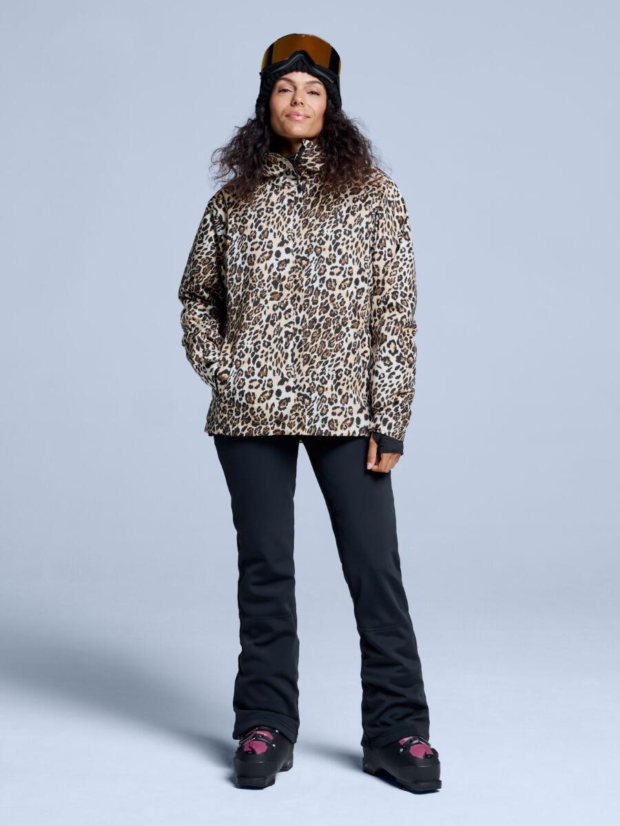 Veste de ski - Femme - Arty - Isolée 2L - Imprimé Léopard 3/7