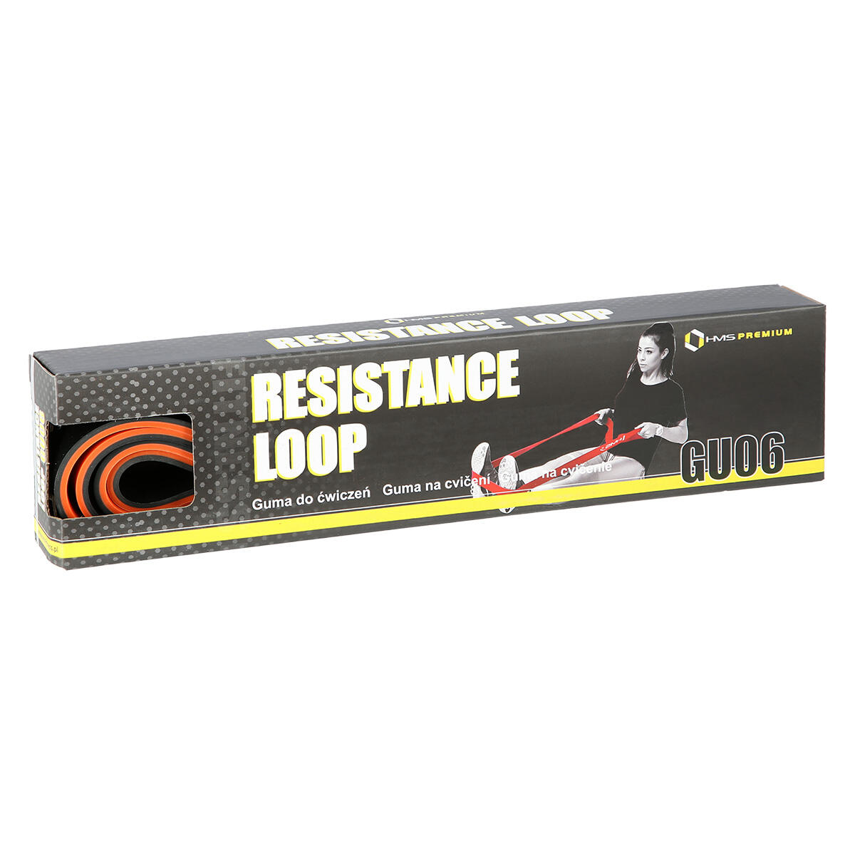 Bande de résistance - Noir/Orange 4/7