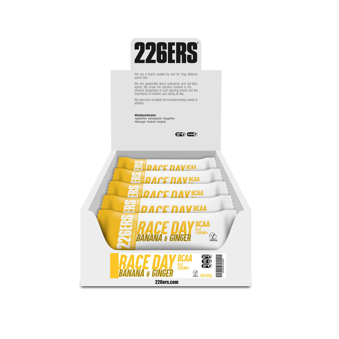 226ERS BOX – 30 RACE DAY BAR BCAA