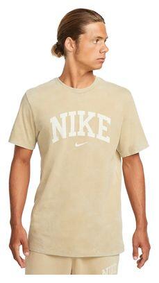 Camiseta Nike Sportswear Retro Beige Manga Corta, Cuello Redondo, L