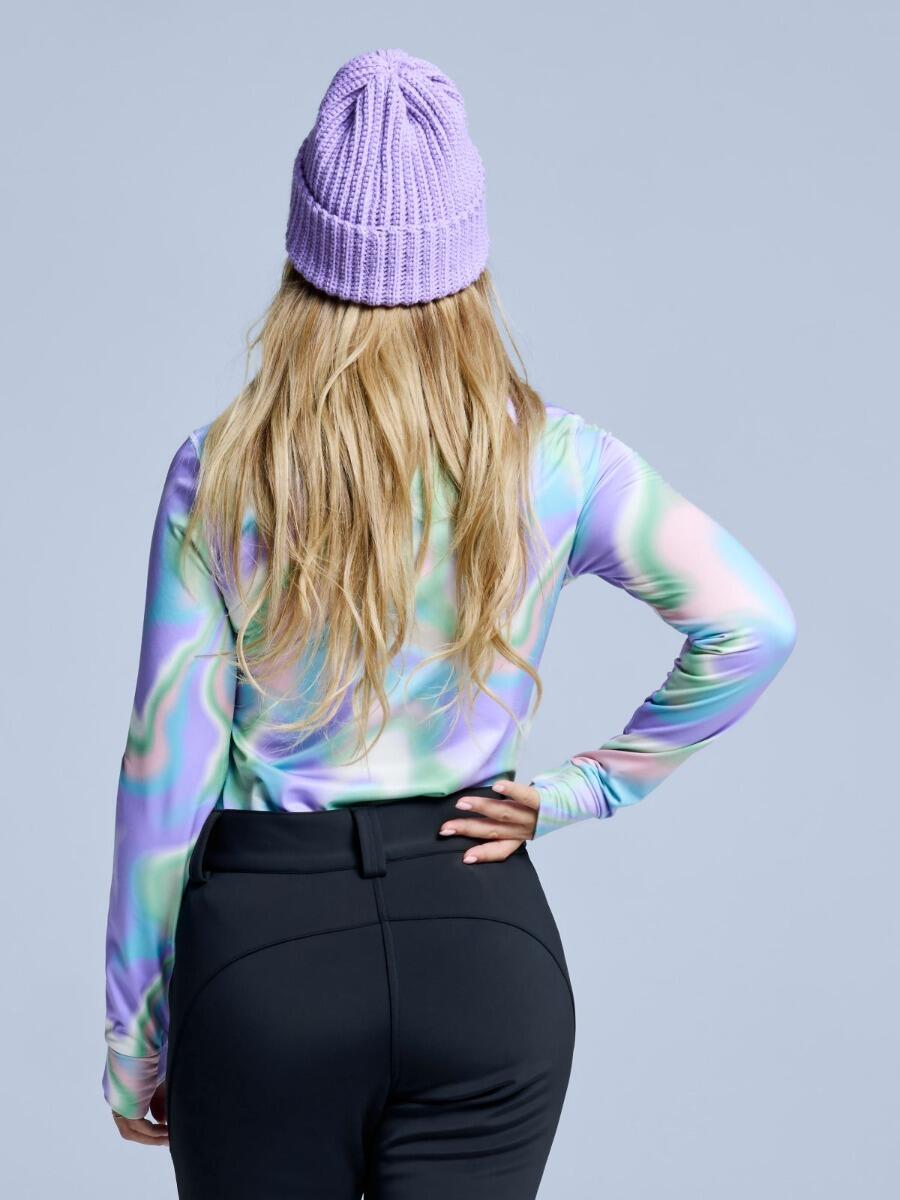 Skipully - Dames - Cabin Life - Roze Multi 5/6