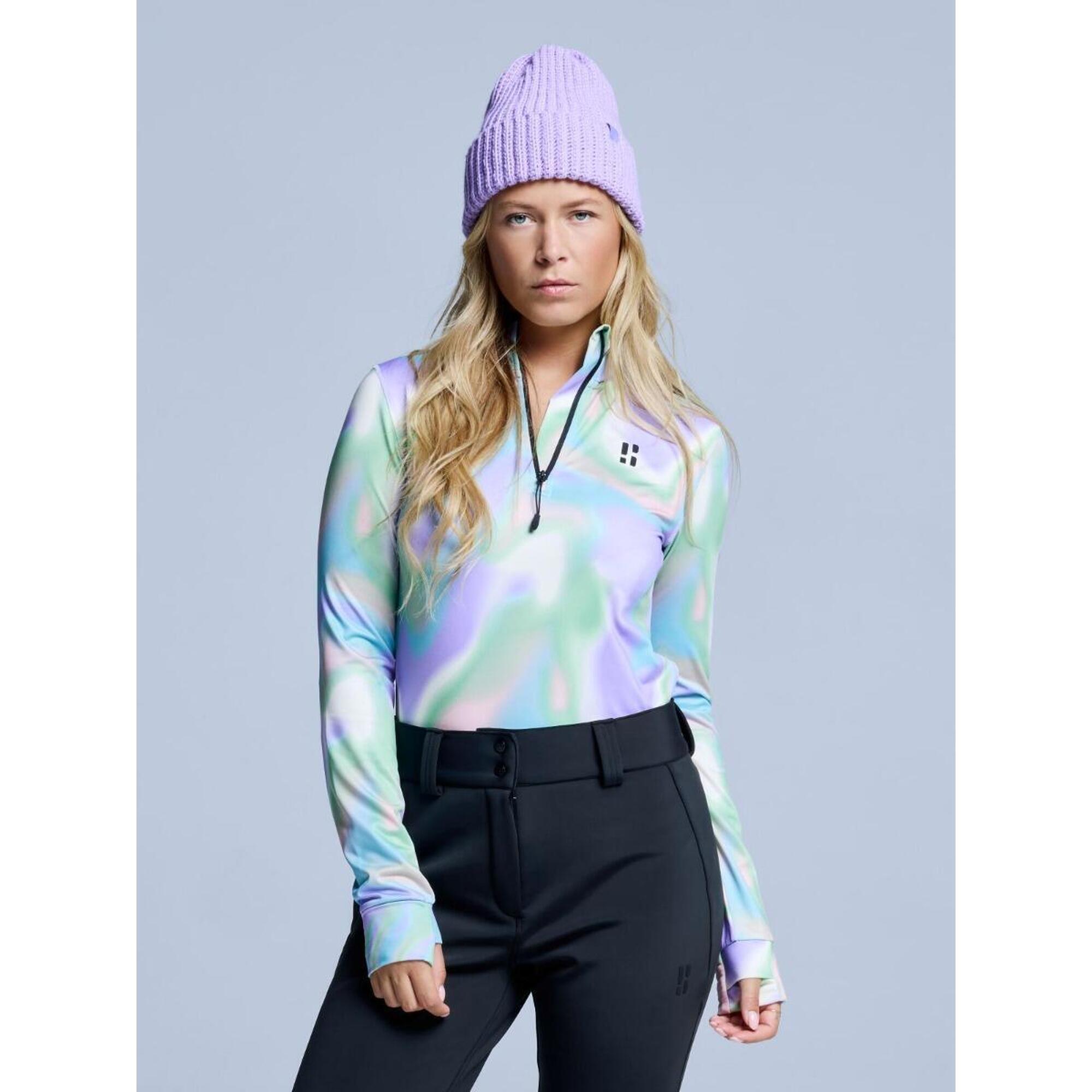 Poederbaas - Pull De Ski - Femme - Cabin Life - Rose Multi - Sous Veste - Rose - Decathlon