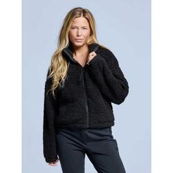 Veste duveteuse - Femme - Quatre saisons - Teddy - Noir