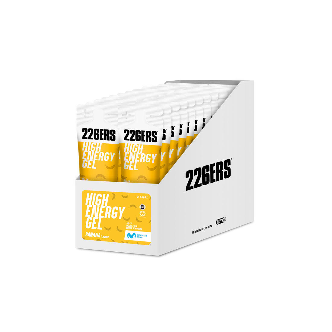 226ERS BOX - 24 HIGH ENERGY GEL 76g